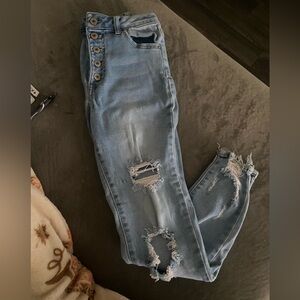 Distressed Skinny Jeans